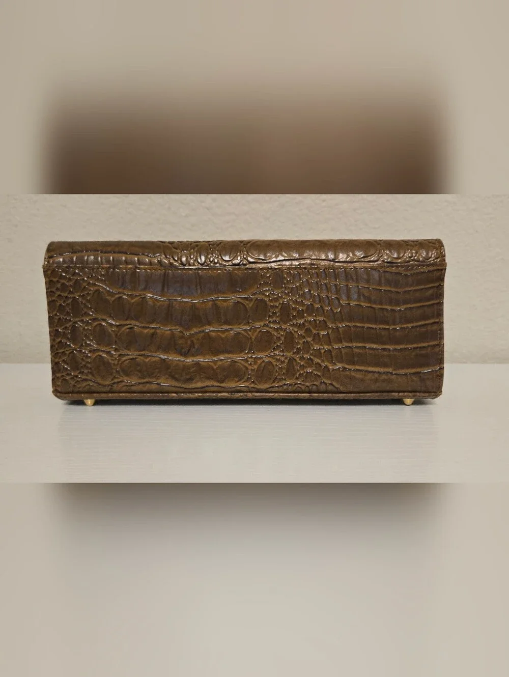 ISAAC MIZRAHI brown Clutch